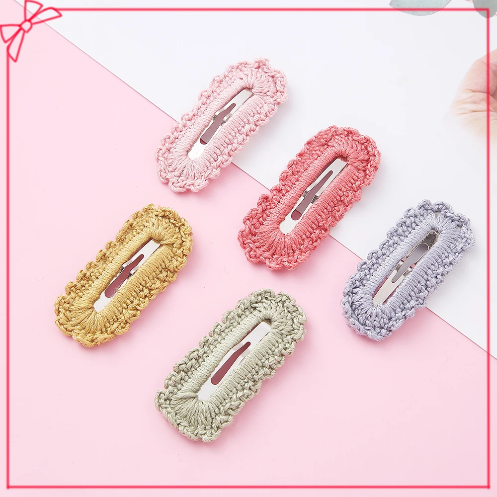 Красочные заколки для волос детские кружевные обрезные девочек яркие цвета