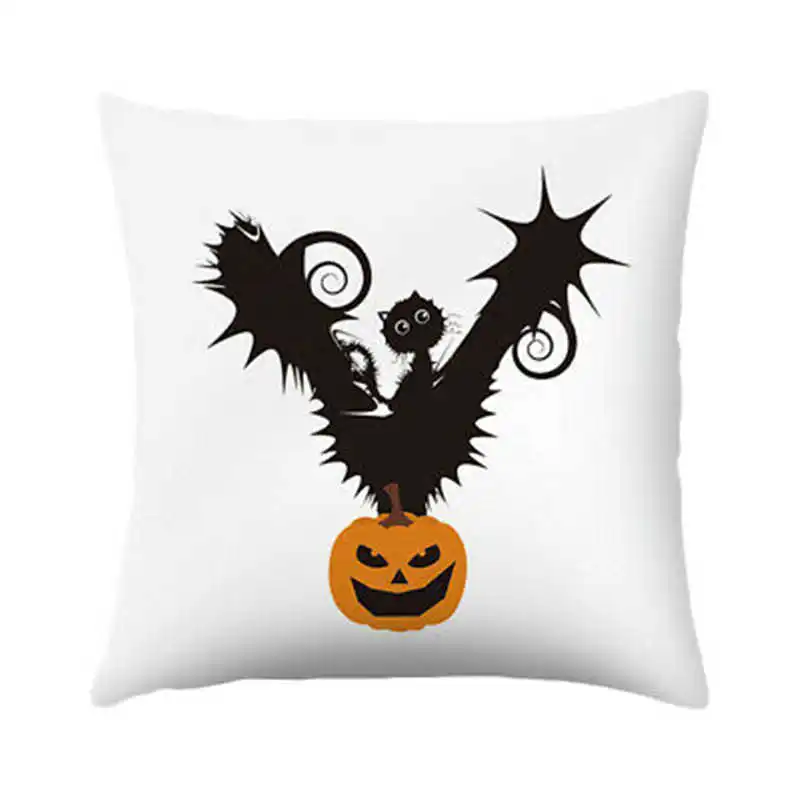 Распродажа Чехол 45*45 см с надписью на Хэллоуин подушка популярная Подушка