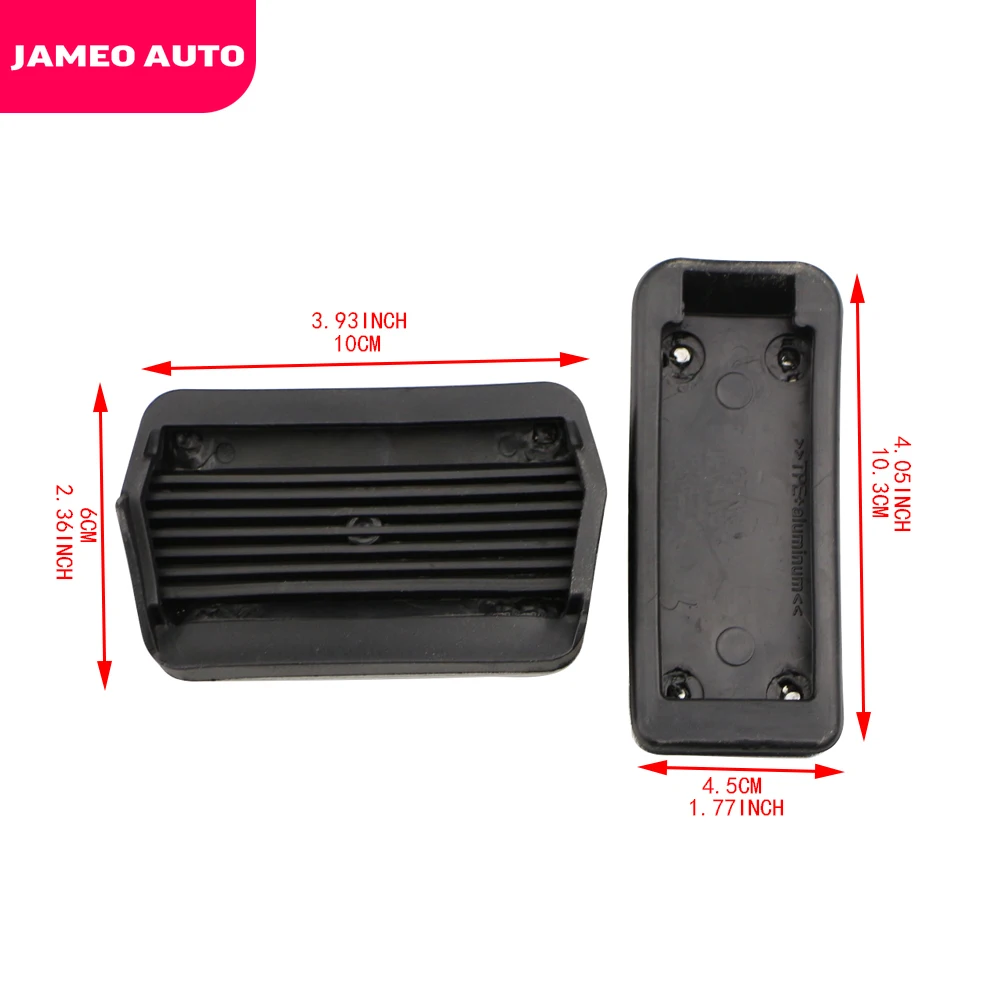 Jameo из нержавеющей стали автомобильные покрытия для педалей Ford Focus 2 3 4 MK2 MK3 MK4 Kuga