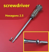 orthopedic instrument medical nail lifting screwdriver hexagon 2 5 screw plug push type pressure clamping screw holder driver