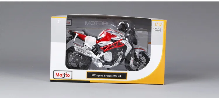 Maisto 1:12 MV Augusta 1090 RR моделирование сплав мотокросса серии авторизованный игрушечный мотоцикл автомобиль Коллекционирование подарки