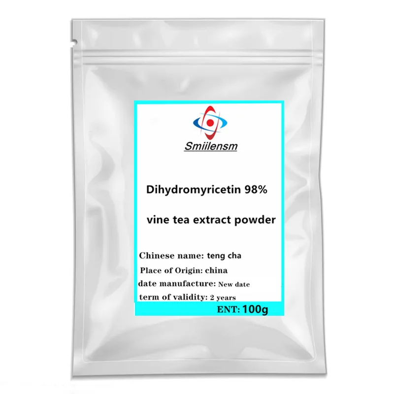 

High quality vineyard vines leaves tea extract DHM Dihydromyricetin 98% powder reduce blood sugar and blood fat antiphlogistic .