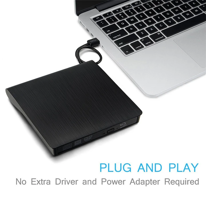 USB 3,0 Blu-Ray BD-ROM проигрыватель внешний CD/DVD RW записывающее устройство Портативный для ноутбука imacbook+ чехол для привода сумка