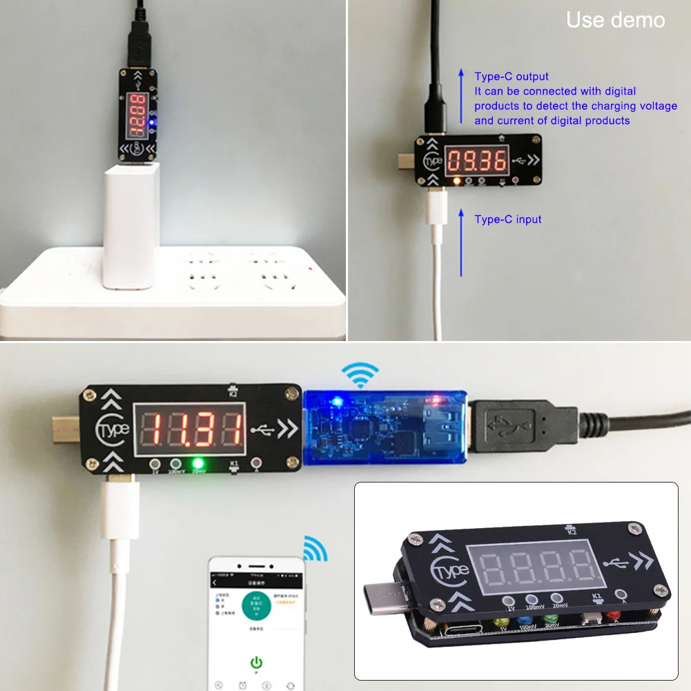 4-20V USB Type C Electronic Components High Precision Compact Fast Charging Battery Accessories Multifunction PD Trigger 5A | Электроника
