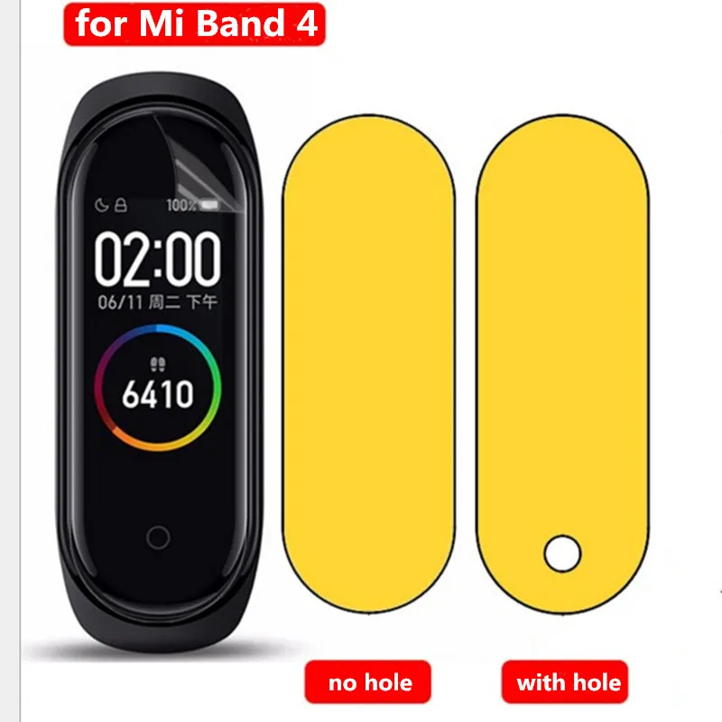 2 шт. мягкая защитная пленка для экрана браслета Xiaomi Mi Band 3 4|Защита экрана| |