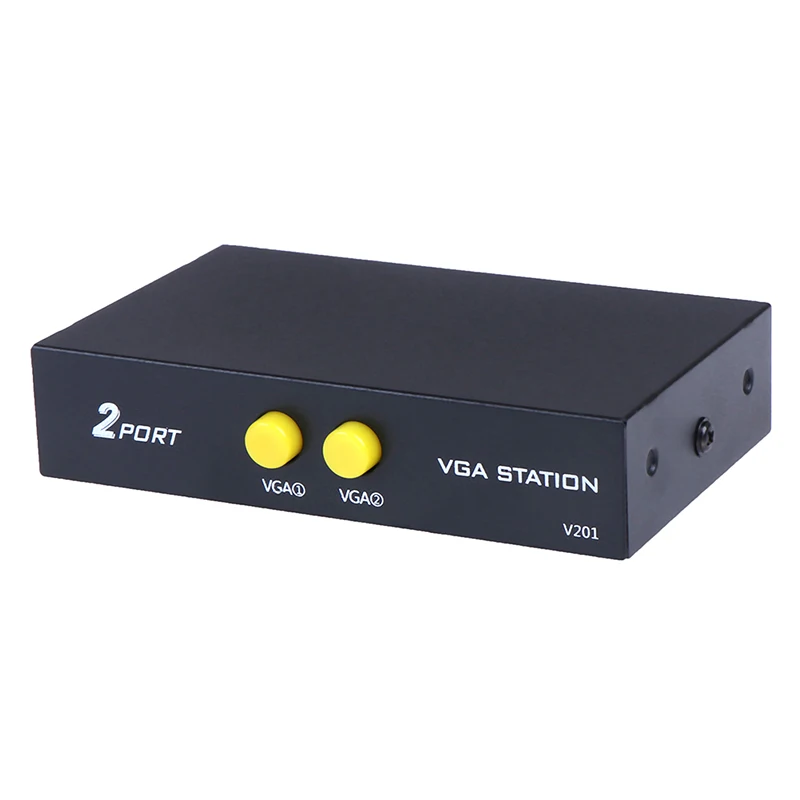 1 шт. Новый 2-портовый компьютер VGA переключатель Sharer KVM разрешение 1920x1440 |