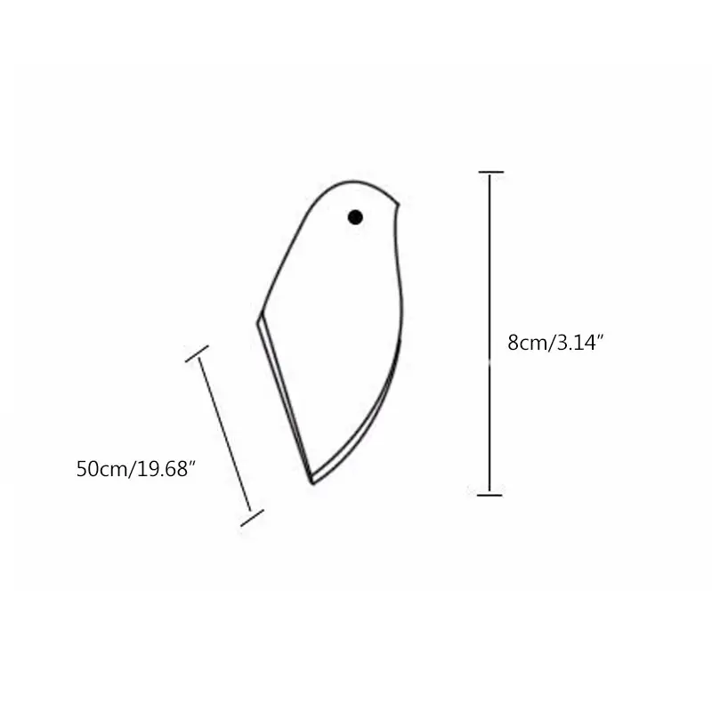 Креативная Вешалка крючок с черной птицей настенные крючки для одежды держатель