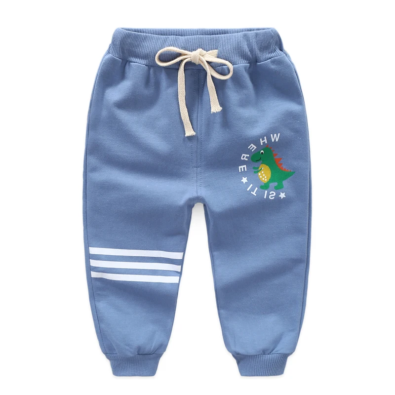 Baby Trousers Cartoon High Belly Pants Boy Grils Leggings Cotton Baby High Waist Elastic Harem Trousers Inafnt Abdomen Clothes