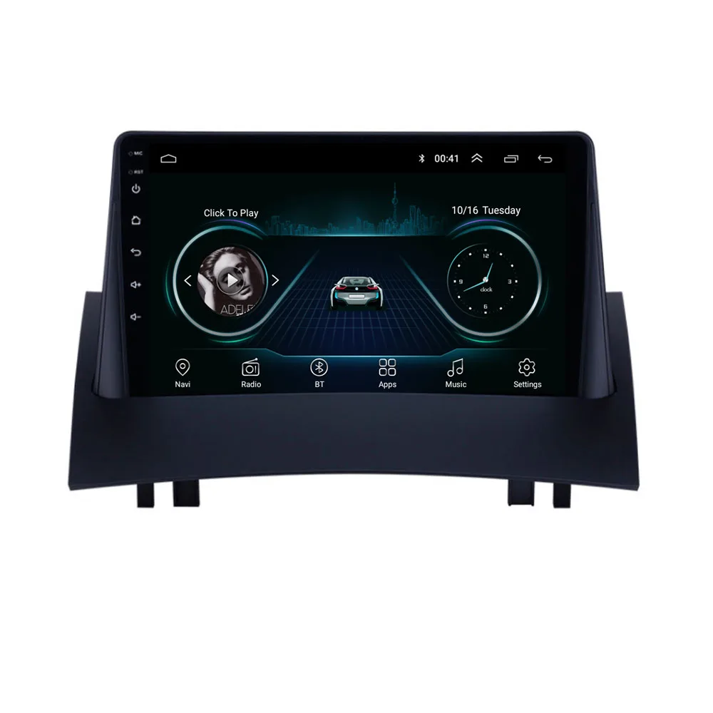 Автомагнитола 9 &quot 4G LTE Android 10 1 DSP мультимедиа видеоплеер навигация GPS для Renault Megane 2