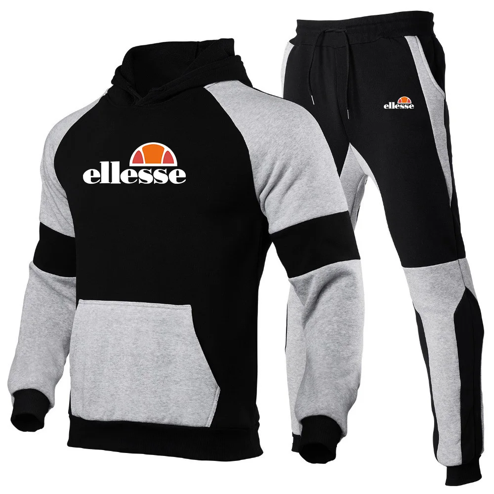 

2021 new spring and autumn trend sweater fashion pants Jogging sports and leisure tracksuit men's and women's hooded sweater