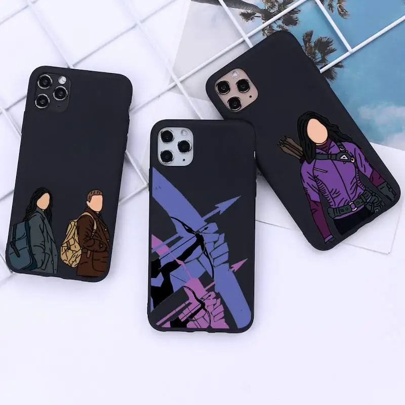 

Ronin Clint Barton Kate Hawkeyes Phone Case for iphone 13 12 11 Pro Mini XS MAX 8 7 Plus X 2020 XR cover