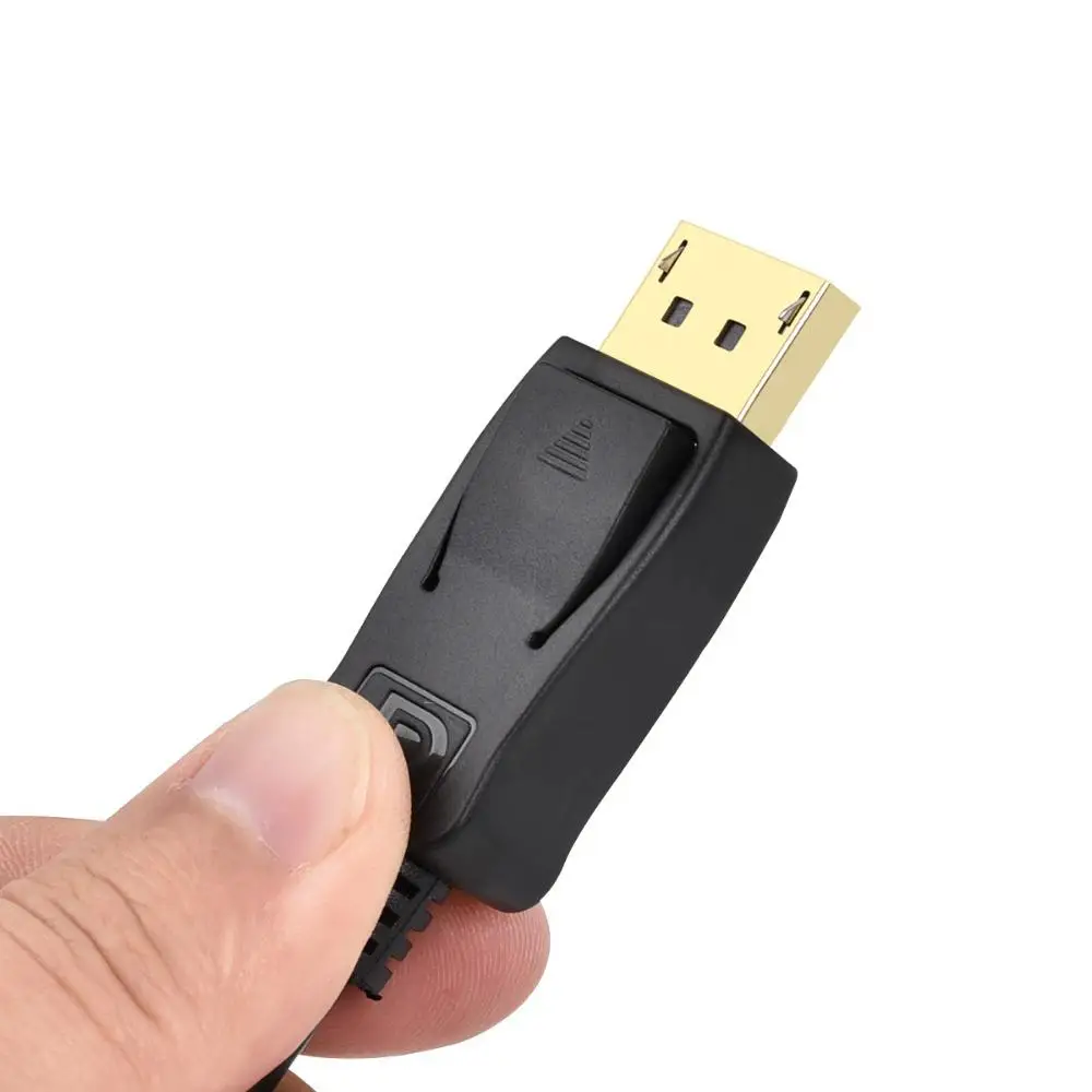 Профессиональный DP к DVI конвертер Кабель 1 8 м Дисплей порт папа D 24 + 1Pin дисплей