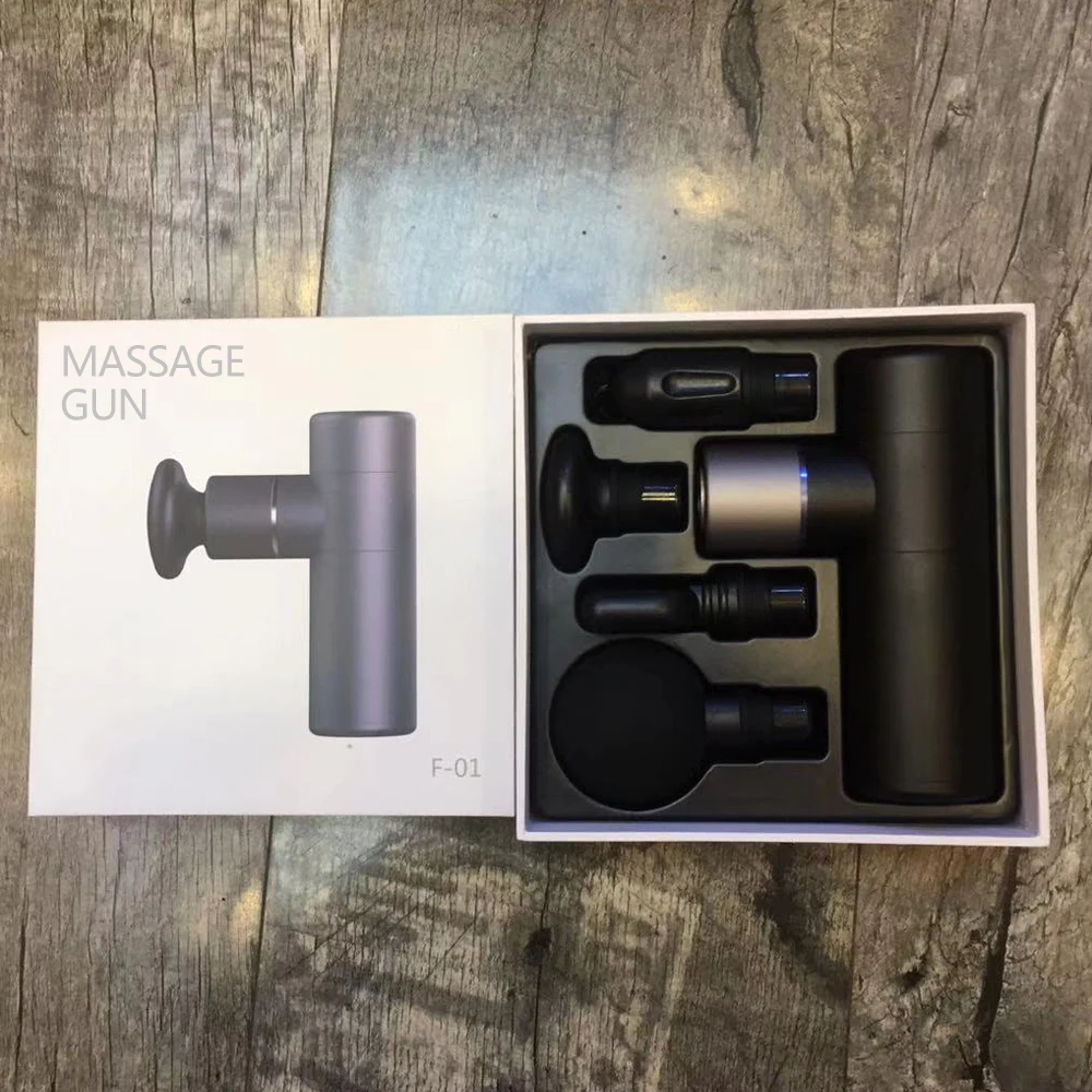 Новый дизайн перезаряжаемый карманный массажный пистолет для глубоких