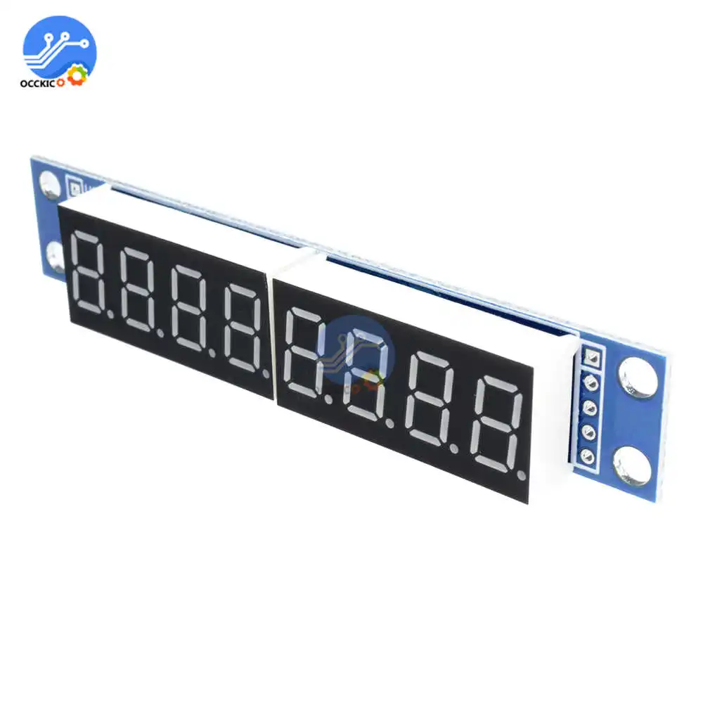 MAX7219 Светодиодный точечный матричный 8 значный цифровой модуль управления