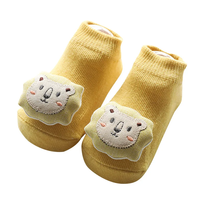 

Spring and summer new cartoon animal anti-slip baby floor socks toddle baby socks 0-1-3 children's socks boat socks
