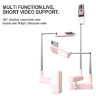 Портативный держатель для телефона с беспроводной регулируемой яркостью светодиодный светильник для селфи для макияжа видео живых трансляций студийный держатель для телефона