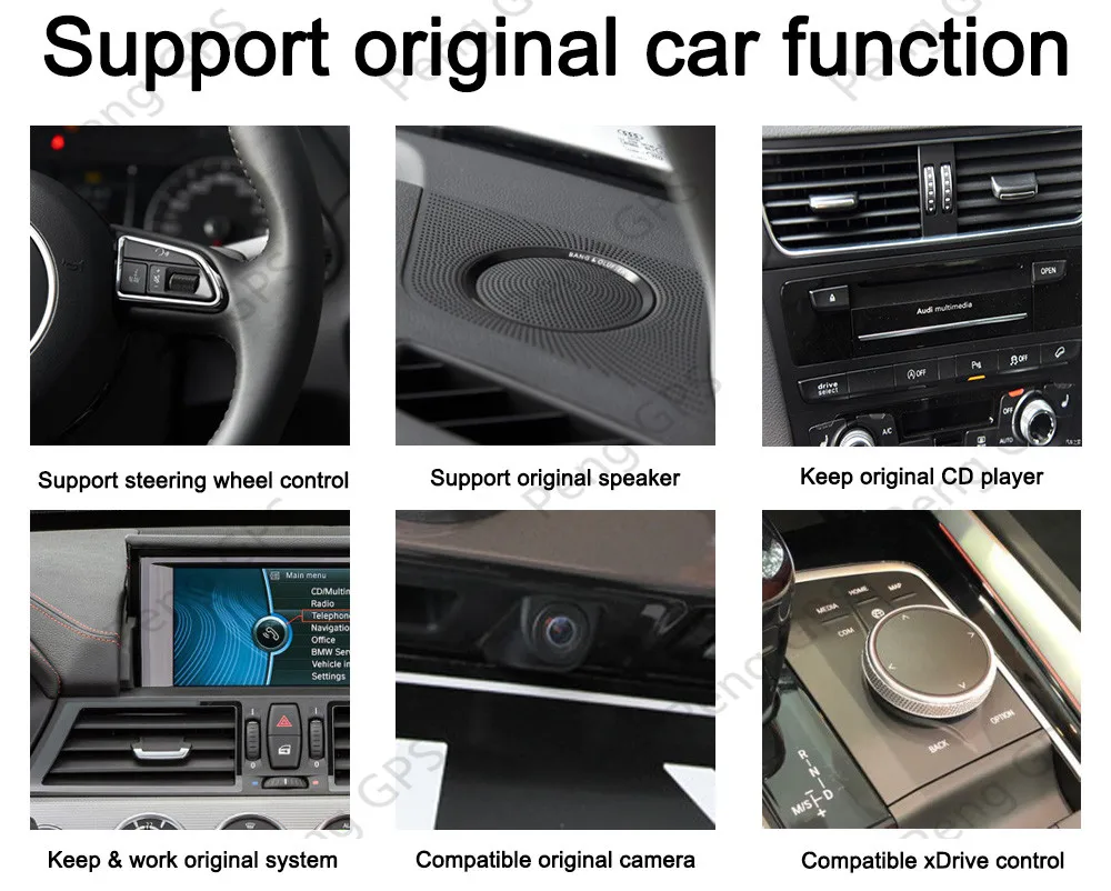 Android 9,0 DSP 4+ 32GB Автомобильный dvd-плеер мультимедийное радио для Audi Q5 2008- CIC Автомобильный gps навигатор