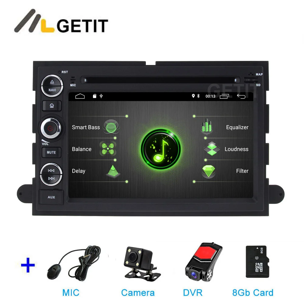 DSP 2G CAM DVR SD DSP 64G PX6 Android 9.0 Car DVD Player Radio Stereo GPS for Ford 500/F150/Explorer/Edge/Expedition/Mustang/fusion/Freestyle - Цвет: DSP 2G CAM DVR SD