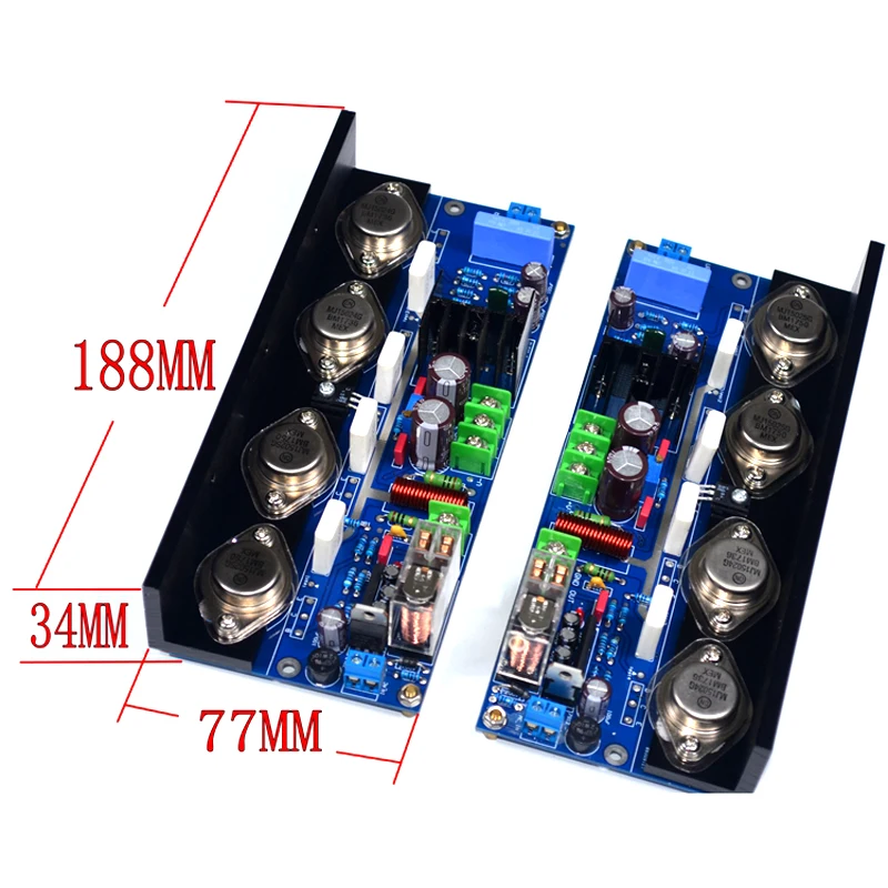 Lusya 2 шт. UPC M4 класса А Регулируемый усилитель мощности платы высокого качества 180