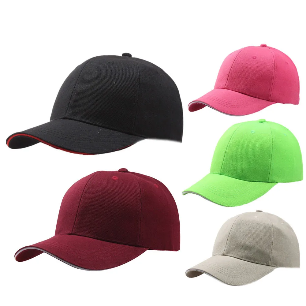 

Solid Simple Baseball Cap Men Women Summer Cotton Sunhat Unisex Outdoor Sports Snapback Running Fishing Travelling Baseball Hat