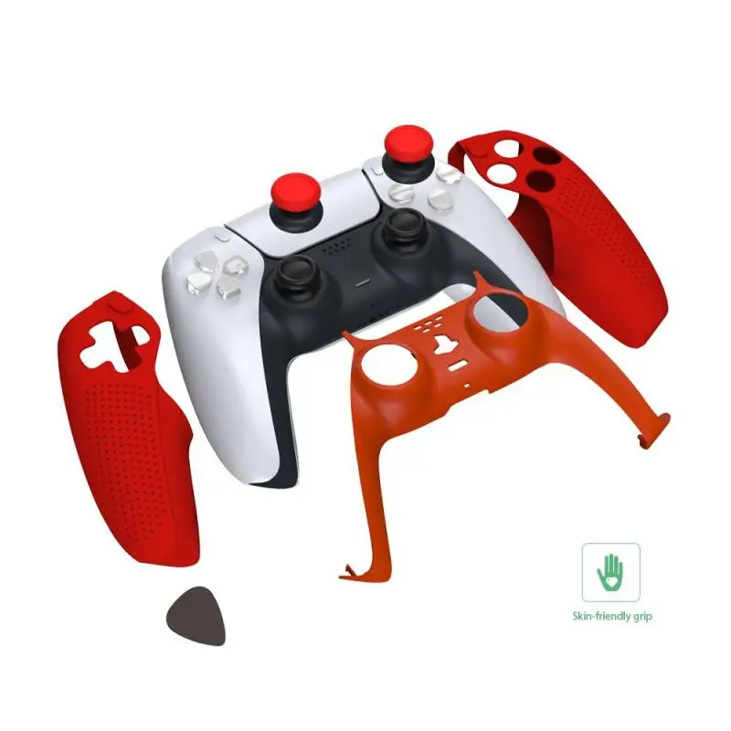 

For PS5 Soft Silicone Gel Rubber Case Cover Caps For Sony Playstation 5 For PS5 Controller Protection Case For PS5 Accessories