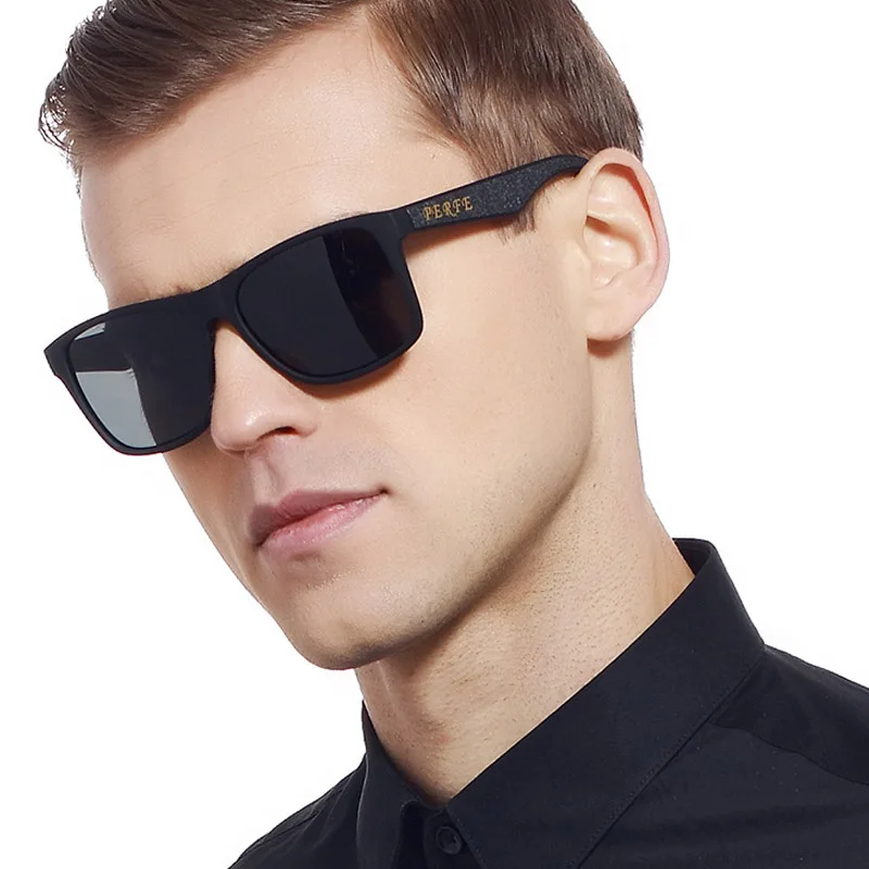 

Высококачественные брендовые поляризованные солнцезащитные очки для мужчин, Классические солнцезащитные очки для вождения с антибликовы...