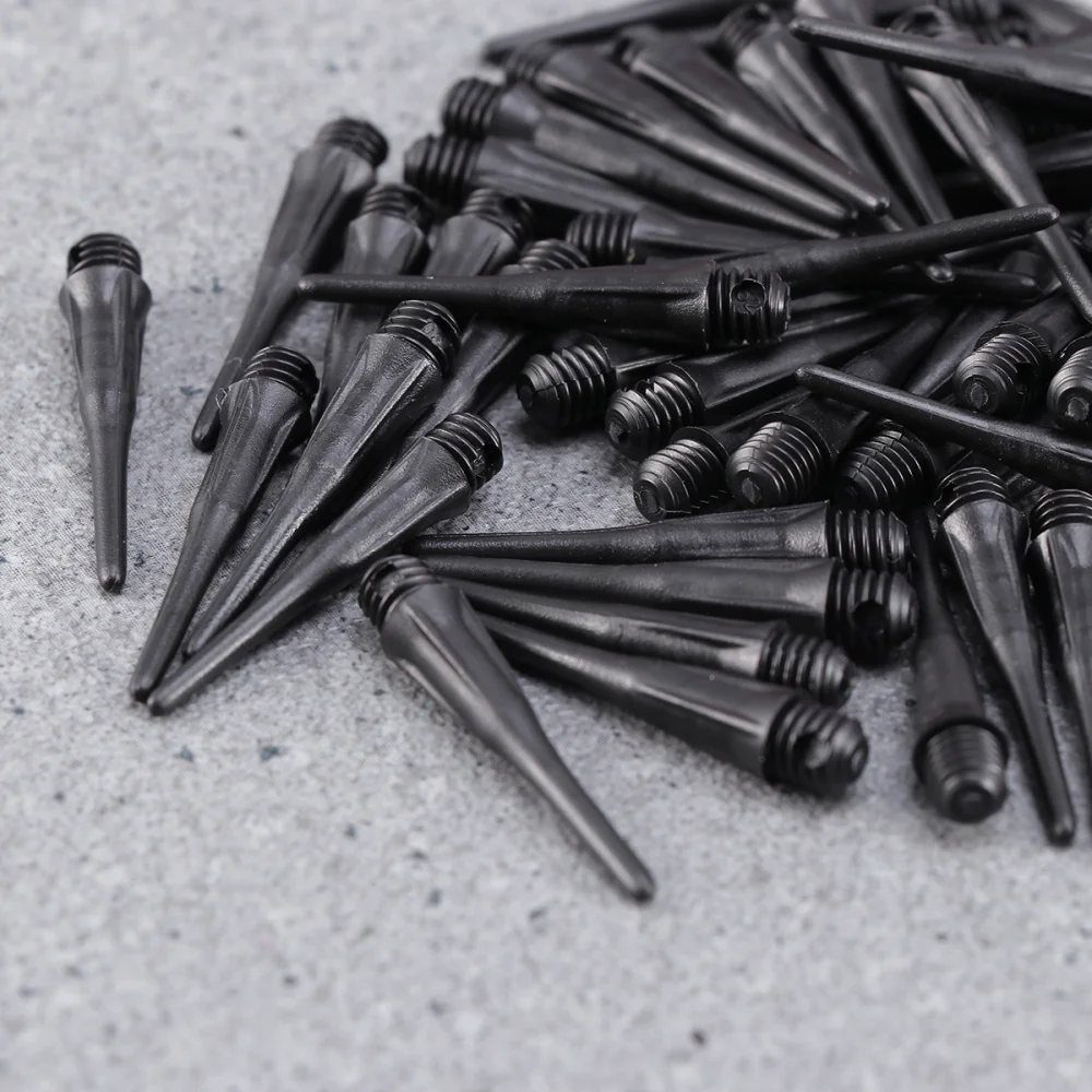 

50 Pcs Dart Points Tips for Darts Screw Thread Dart Accessory (Random Color)