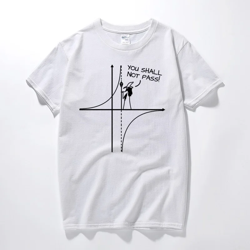 

You Shall Not Pass Funny Math T-shirt Men Graphic T shirts 100% Cotton Casual Short Sleeve Tshirt Men Clothing Tops Euro Size