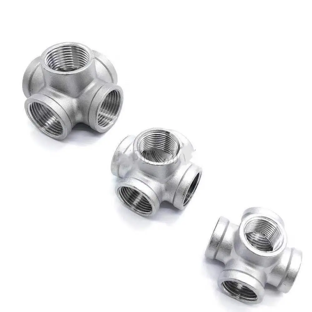 Нержавеющая сталь 304 1/2 &quot3/4&quot 1 &quotвнутренней резьбой BSP фитинги для труб 5 способ