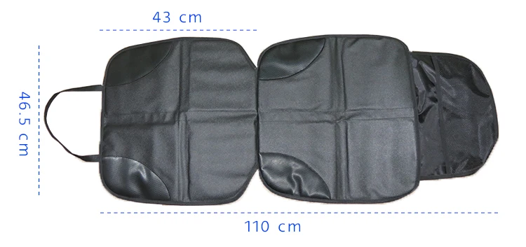 Новый чехол для автомобильного сиденья защитный коврик черный Легкая очистка