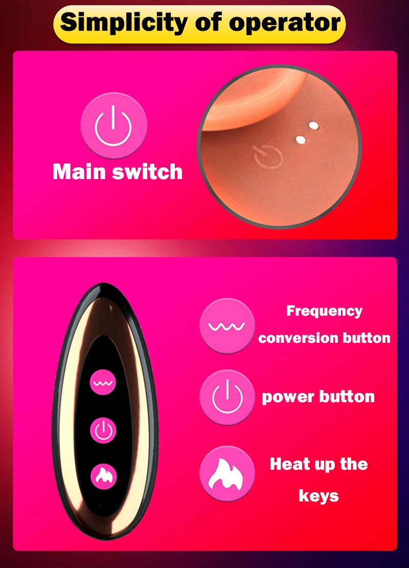 Sex Toys Peristaltic Dildo Silicone Charging Penis with Suction Cup Vibrator Huge for Woman Tools Machine | Красота и здоровье