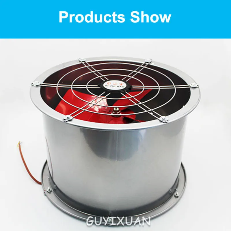 Multifunctional exhaust fan industrial kitchen shopping mall blower silent bathroom ventilation [16 inch] | Инструменты