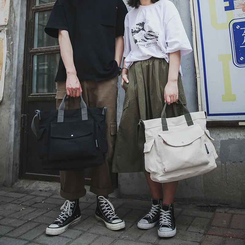 Холщовая Сумка тоут Monsisy для женщин Женская пляжная вместительная школьная сумка