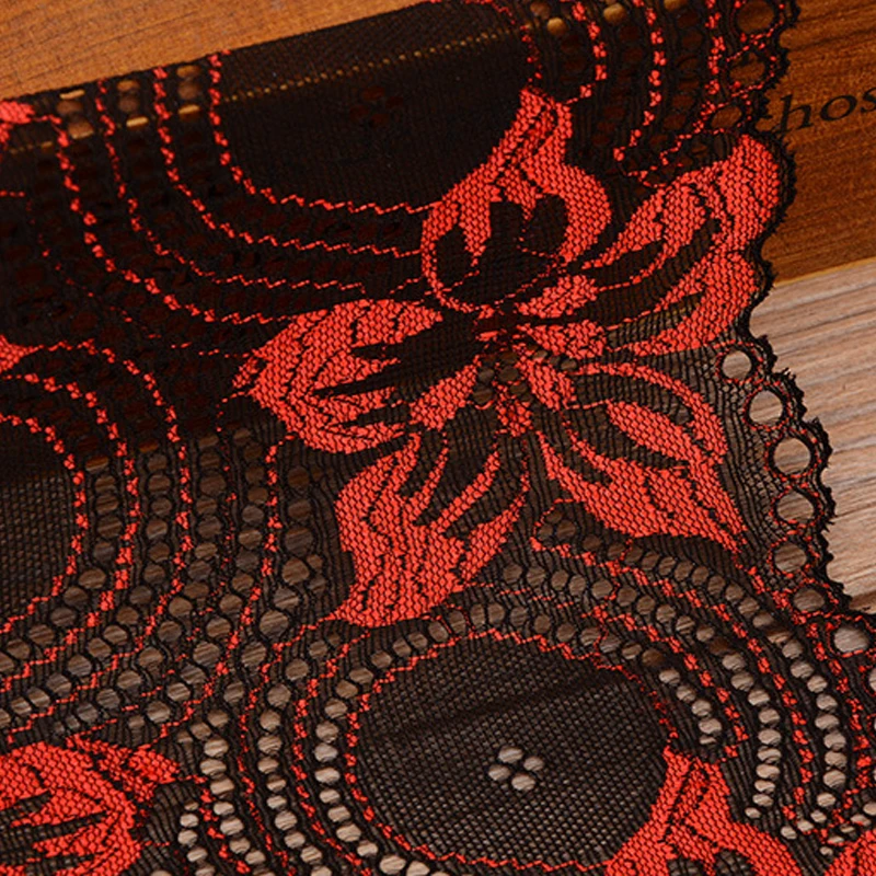 Эластичная кружевная лента для шитья 18 см | Дом и сад