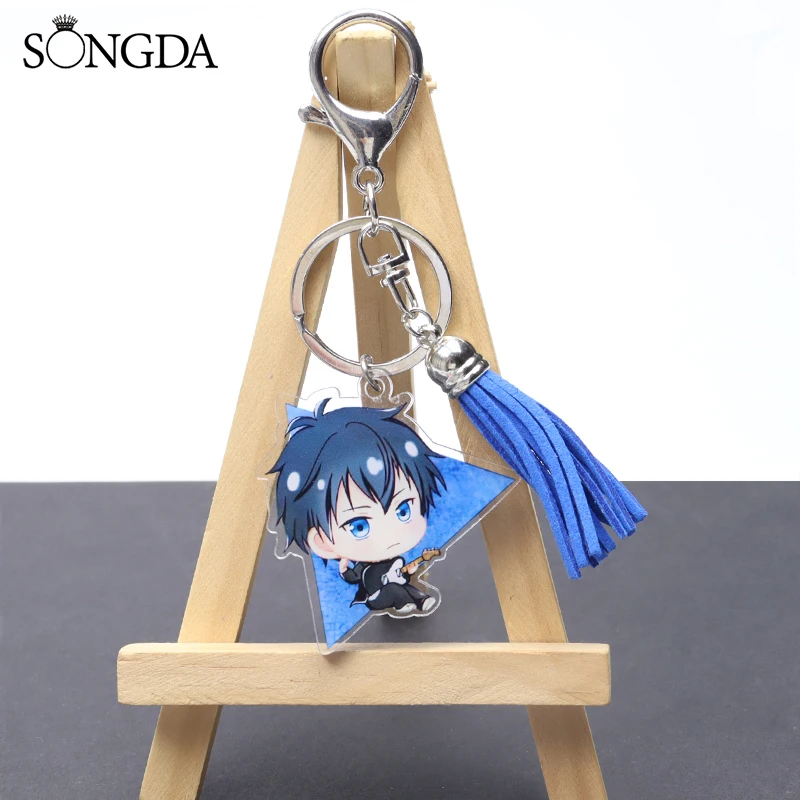 

9 Style Fashion Anime GIVE Satou Mafuyu Uenoyama Ritsuka Acrylic Keychain Tassel Two-sided Key Rings Unisex Jewelry Accessories