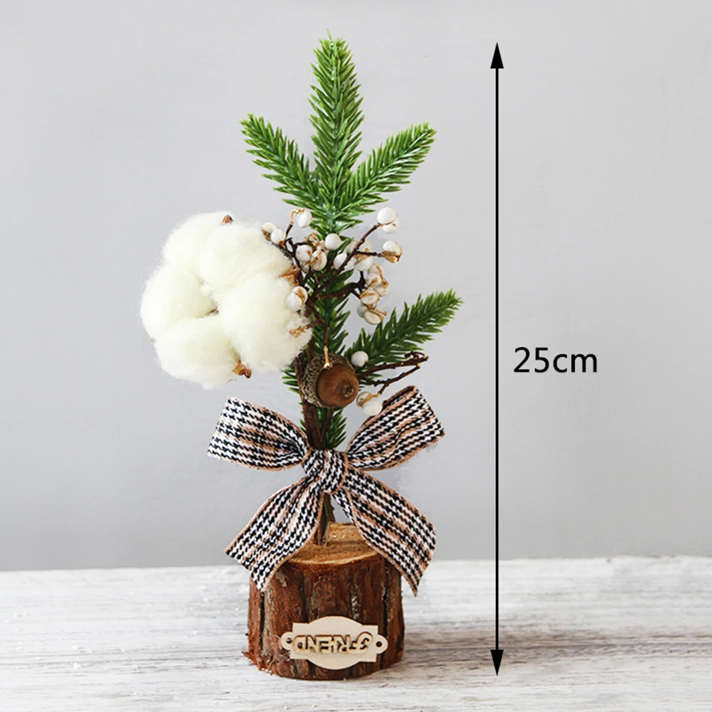 Новогоднее мини искусственное украшение для рождественской елки настольное