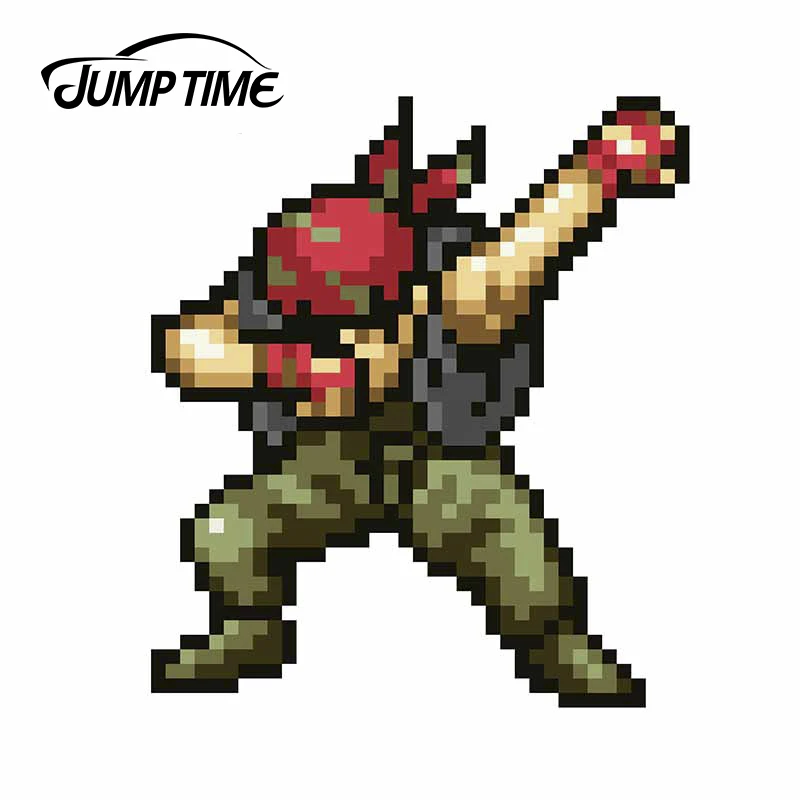 JumpTime 13x11 4 см аркадная металлическая наклейка RALF JONES на лобовое стекло фургона