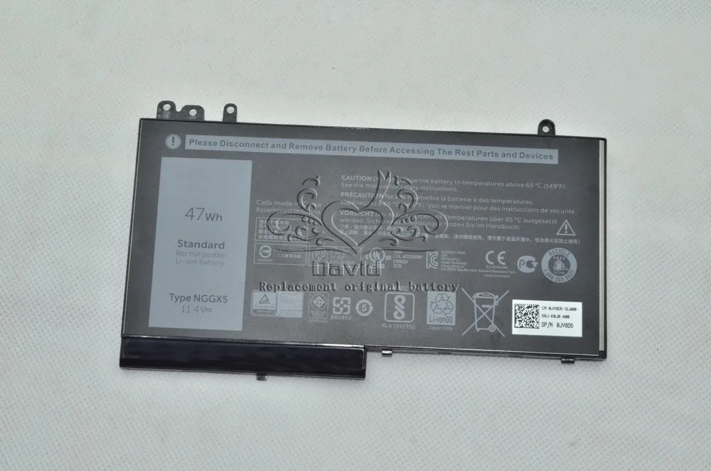 Оригинальный аккумулятор для ноутбука JIGU 0RDRH9 RDRH9 NGGX5 DELL Latitude E5270 E5470 11 4 V 47WH - купить