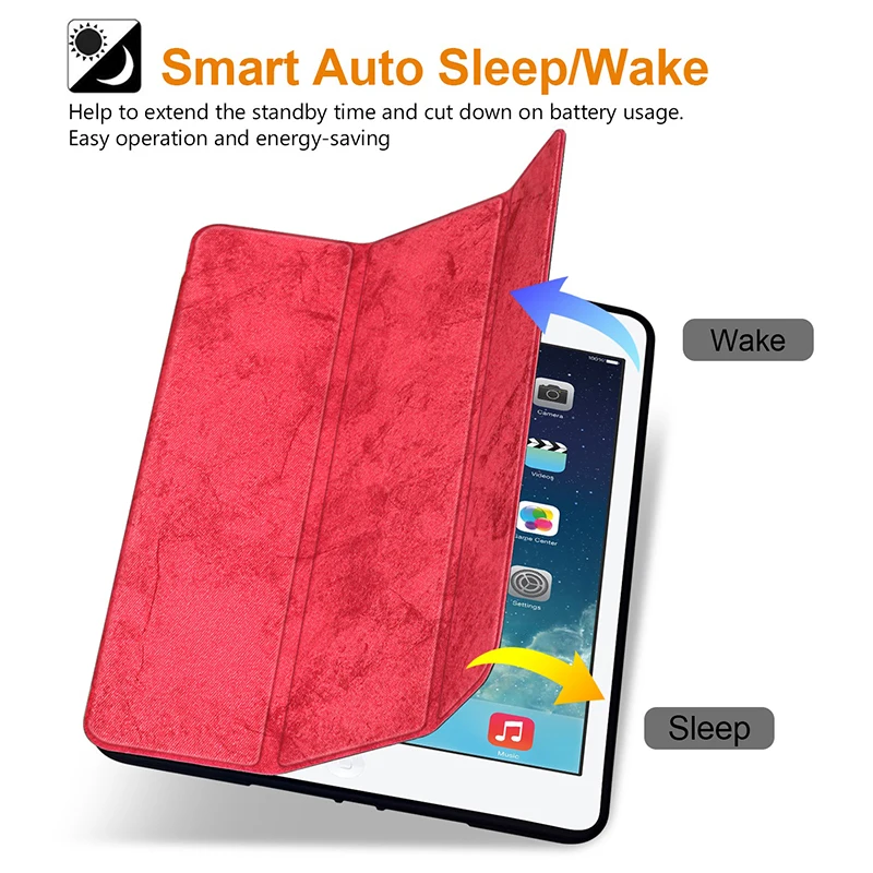 Чехол для планшета из искусственной кожи с держателем карандашей iPad Air 3 2019 чехол