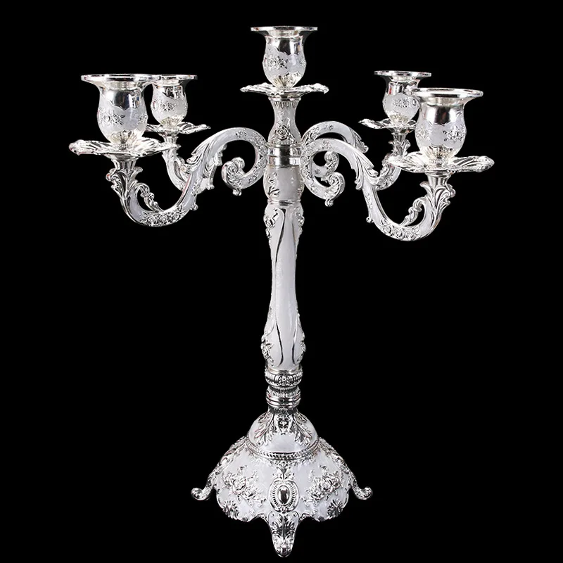 

Metal Candle Holders Design Candlestick Luxury Tabletop Stand Wedding Centerpieces Candelabra For Home Decor Candelabrum