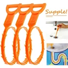 Щетка для удаления волос в ванной и на кухне, длинная щетка с цепочкой и крючком для удаления морщин в ванне, впитыватель с отверстиями для душа