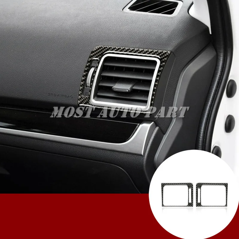 

Боковая вентиляционная решетка из углеродного волокна для консоли Subaru Forester 2013-2018, автомобильные аксессуары, украшение салона автомобиля