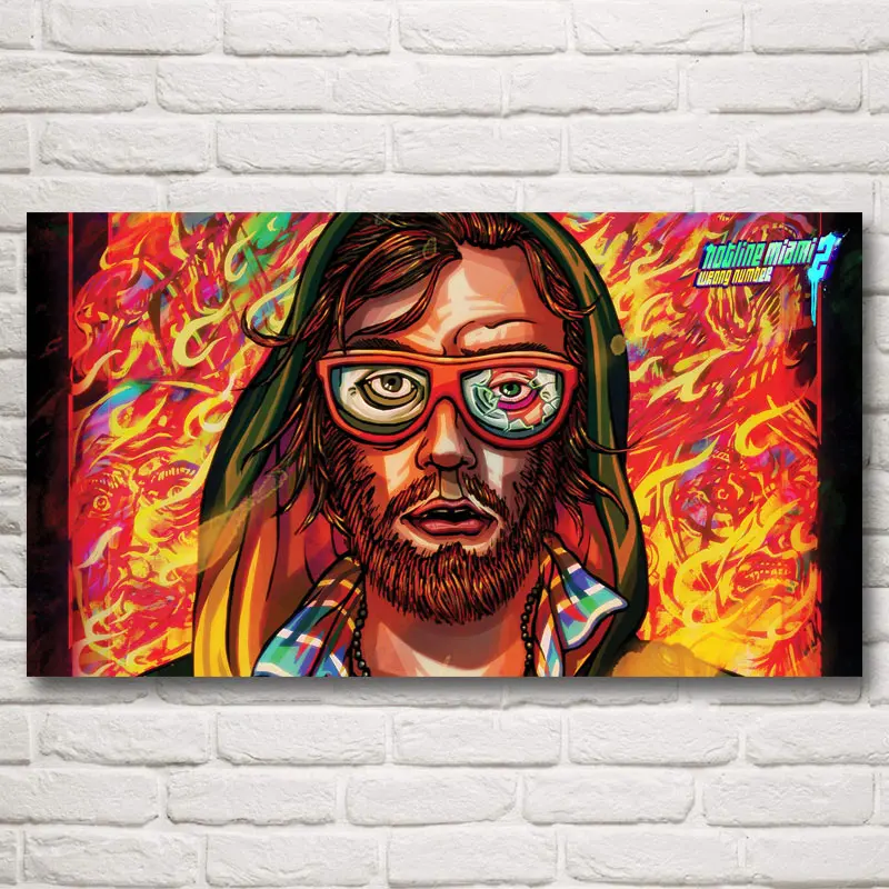 Foocome Hotline Miami видео постеры с сюжетами игр и принтами украшение для дома спальни