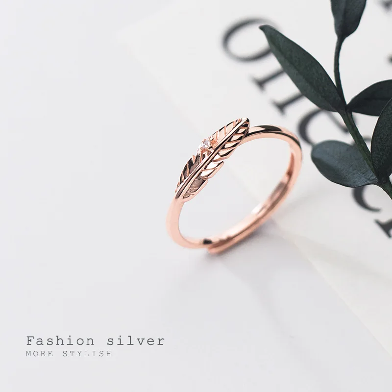 MloveAcc 100% стерлинговое серебро 925 пробы розовое золото модные ювелирные изделия