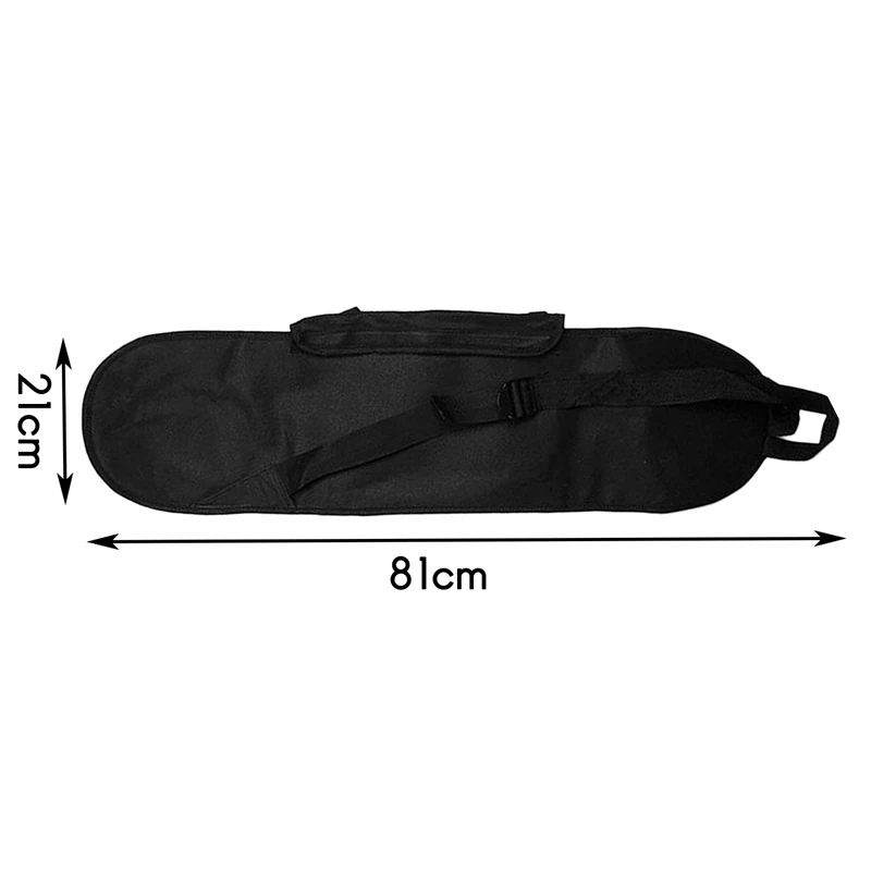 

Skateboard Bag with Mesh Pocket Bag Durable Longboard Shoulder Portable Bag Foldable Carry Light Adjustable Shoulder