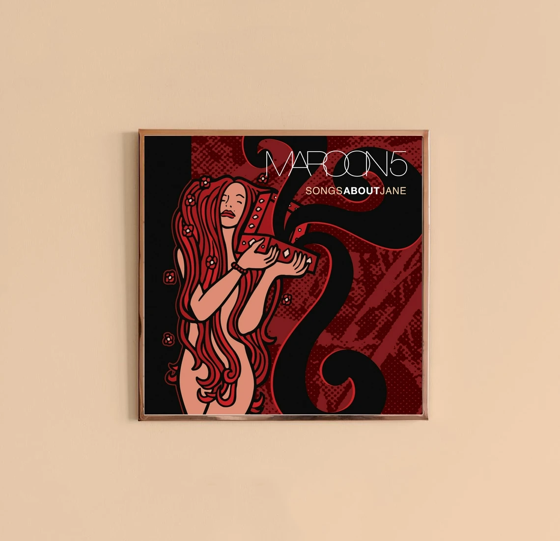 

Темно-бордовый альбом для музыки, Обложка, постер, холст, печать, Singer плакат музыкальной звезды Home картины для украшения стен