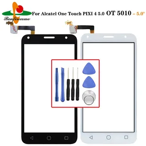 For Alcatel One Touch PIXI 4 5.0 OT 5010 5010D 5010E 5010G OT-5010 OT5010 Touch Screen Digitizer Sensor Outer Glass Lens Panel