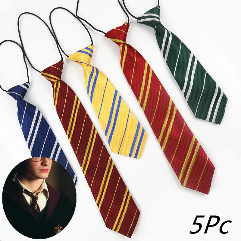 Галстук детский и взрослый с автоматической застежкой-молнией 5 шт. |