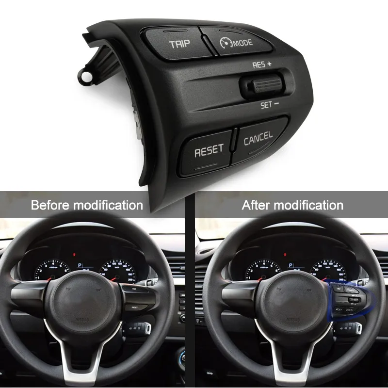 Кнопка управления круиз контролем на руль для KIA K2 RIO IKSLAIN AUGUST X LINE LUXE RED Bluetooth аудио