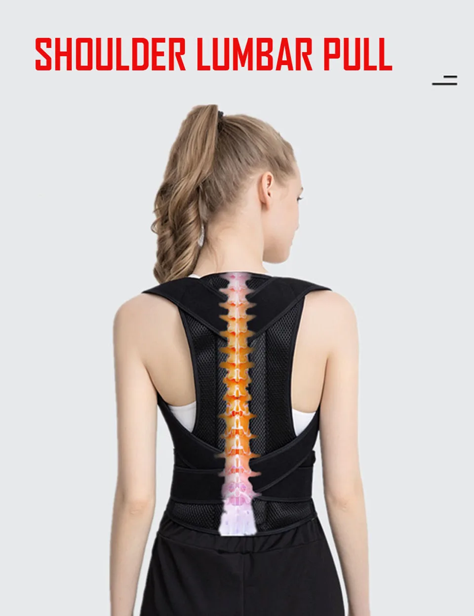 Posture Corrector Back Posture Brace Clavicle Support Stop Slouching and Hunching Adjustable Back Trainer Unisex